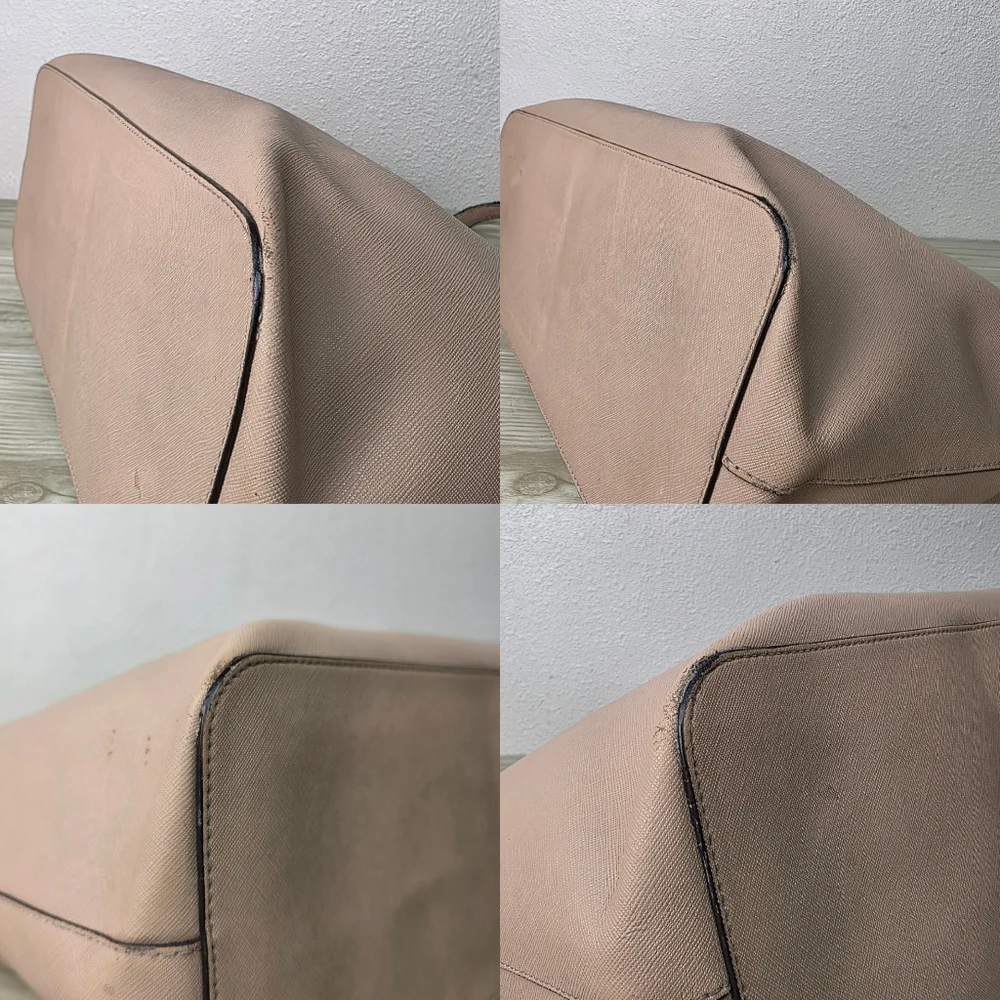 Michael Kors Beige Tote with Chain Straps